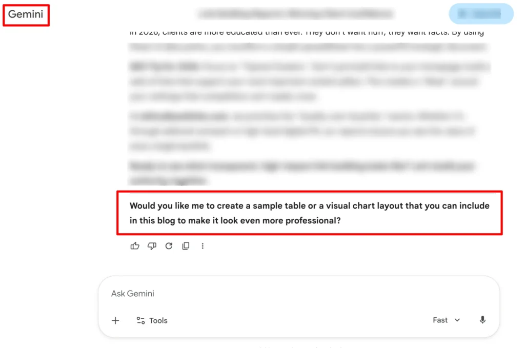 Suggested follow-up queries